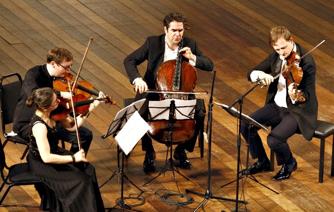 O elogiado quarteto alemão Kuss Quartet | 