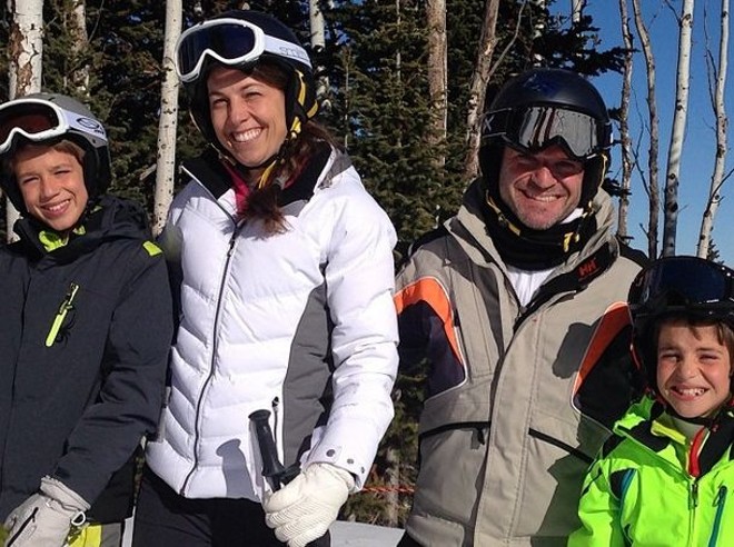Foto postada por Barrichello na pista de esqui de Park City, em Utah, nos Estados Unidos | Reprodução Instagram