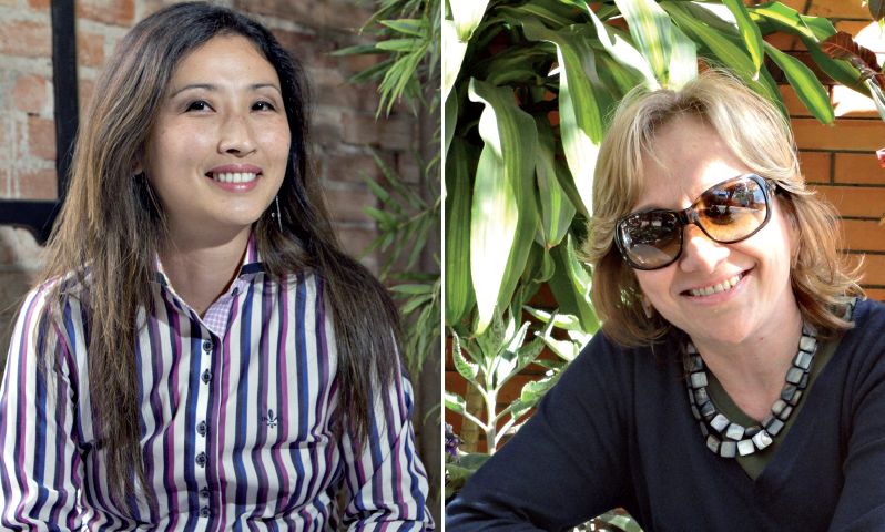 Yumi Yamawaki: os oito temas do livro são complexos e mereceriam estudos à parte; Luciane Salvi: a bióloga e arquiteta participa da segunda edição da obra, recém-lançada | Aniele Nascimento/ Gazeta do Povo; Divulgação