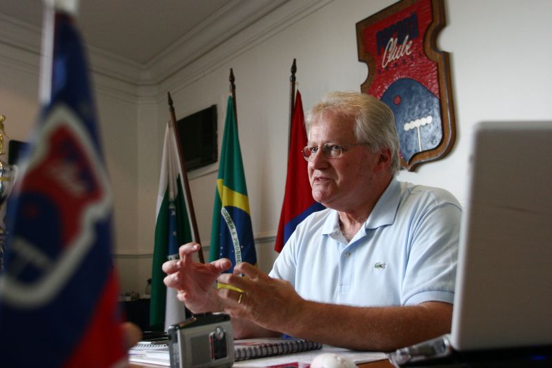 Paraná, do presidente Rubens Bohlen, fechou patrocínio com a Caixa Econômica Federal | Felipe Rosa / Tribuna