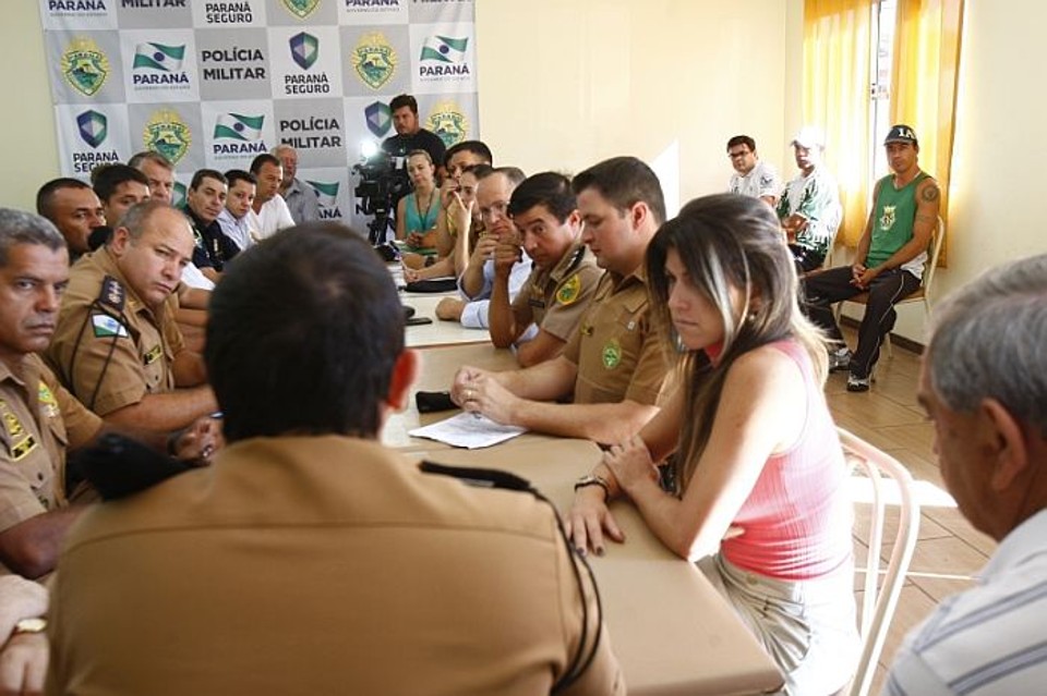 Reunião entre a PM, torcidas e clubes definiu o esquema de segurança para o Paratiba | Jonathan Campos / Gazeta do Povo