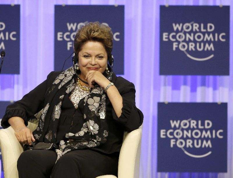 Dilma em Davos: avião da FAB não teria autonomia para fazer a viagem entre Suíça e Cuba | Ruben Sprich/Reuters