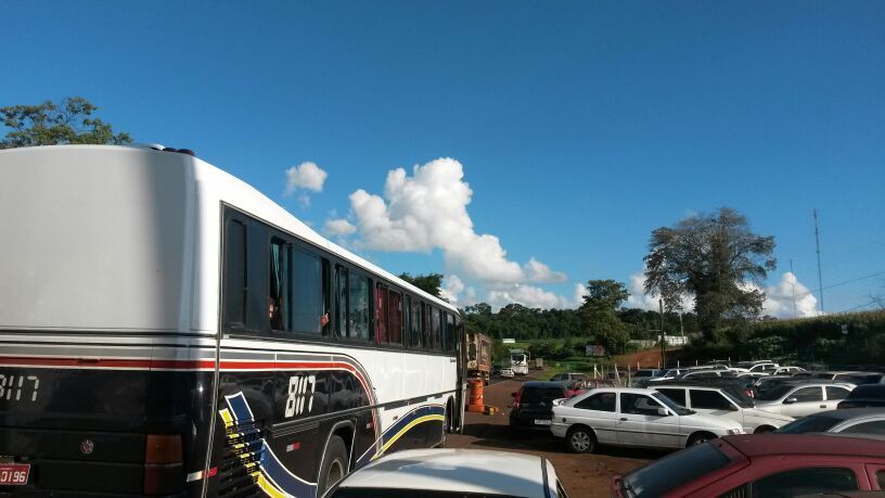 A abordagem aos ônibus que levavam os estrangeiros ocorreu no domingo (12) e na quinta-feira (19) | Divulgação/ PF