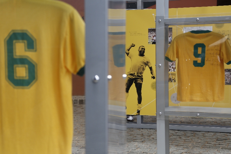 Camisa 9 usada por Tostão em 1970 | Henry Milléo/ Gazeta do Povo