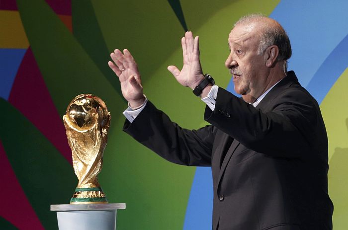 Vicente del Bosque quer mais parcimônia da torcida espanhola em relação ao título da Copa | Ricardo Moraes / Reuters