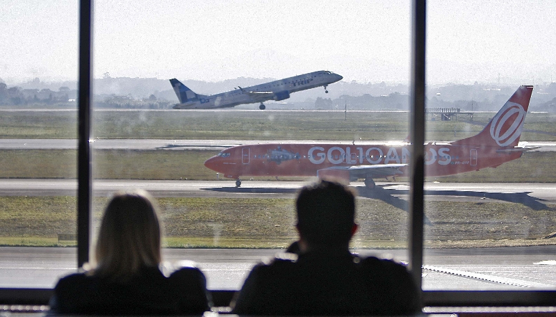 Previsão da Associação Brasileira das Empresas Aéreas é de crescimento de 7,4% na demanda doméstica por transporte aéreo neste ano |
