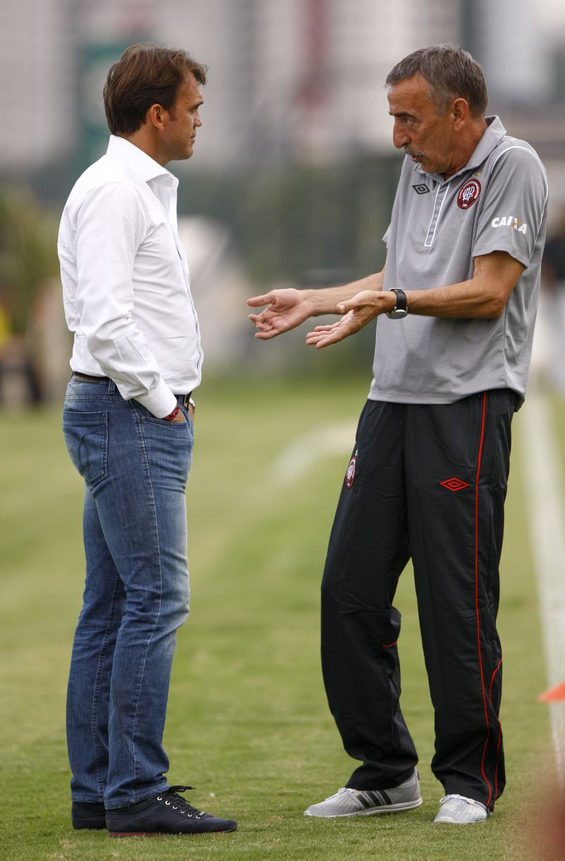 Petkovic e Kokovic, a dupla sérvia do Rubro-Negro em ação no Paranaense | Hugo Harada/ Gazeta do Povo