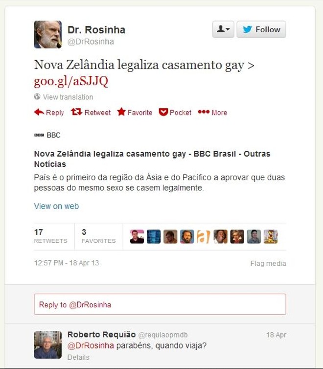 O senador Roberto Requião é um dos mais atuantes nas redes, que usa para alfinetar seus oponentes das mais diversas maneiras | 