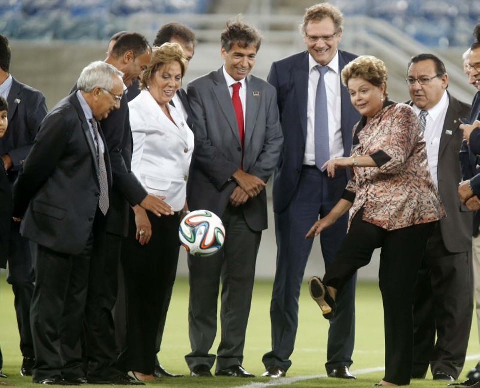 Presidente Dilma Rousseff participou da inauguração da Arena das Dunas | Reuters