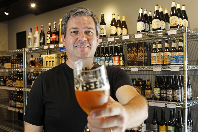 Fleming, do Templo da Cerveja: para ele, em cinco anos o consumo por pessoa no Paraná vai alcançar a média mundial | Antônio More/Gazeta do Povo