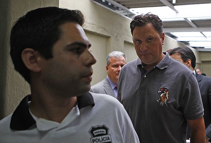 Ex-vereador Juliano Borghetti está preso acusado de participação na selvageria de Joinville | Jonathan Campos / Gazeta do Povo