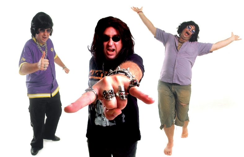 Alisson Diniz vive o rapper Quara, o roqueiro Satanglôs e o hippie Raul: versatilidade | Divulgação