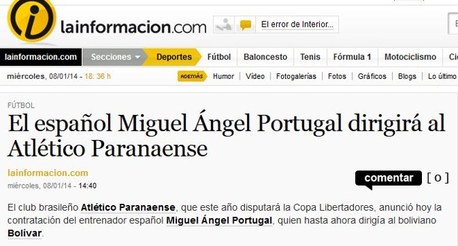 La informacion, da Espanha |