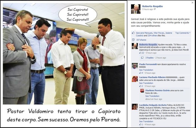 O senador Roberto Requião é um dos mais atuantes nas redes, que usa para alfinetar seus oponentes das mais diversas maneiras | 