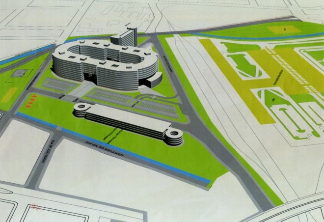 Projeto prevê edifício oval abrigando o Executivo e secretarias, com custo de até R$ 450 milhões |