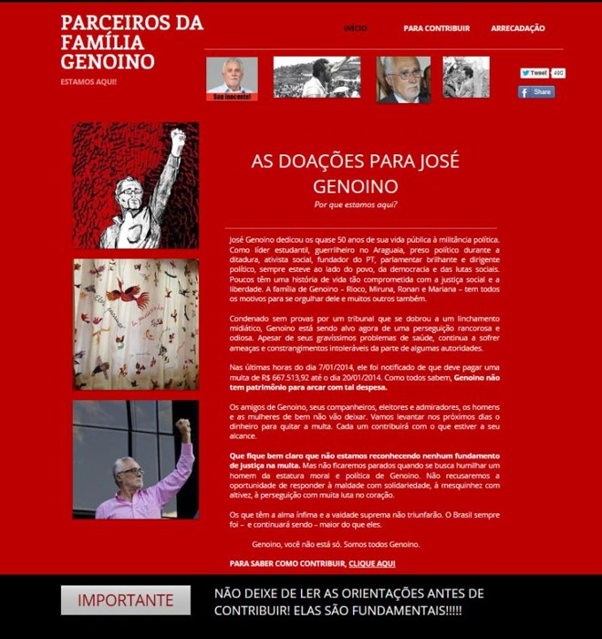 Portal: petista diz não ter dinheiro para pagar a multa |