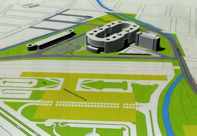 Projeto do futuro centro administrativo da prefeitura de Curitiba |