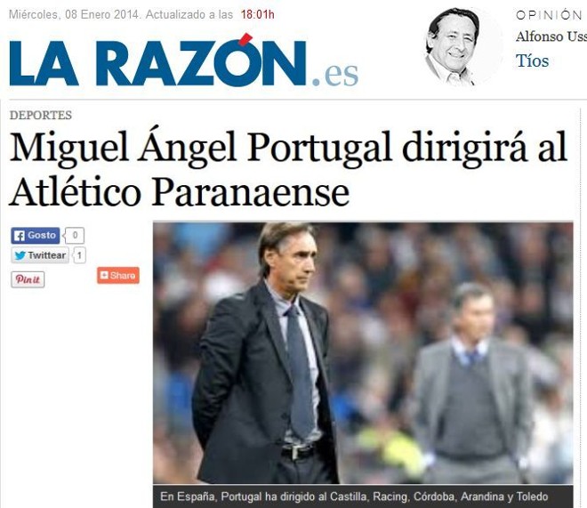 La Razón, da Espanha |