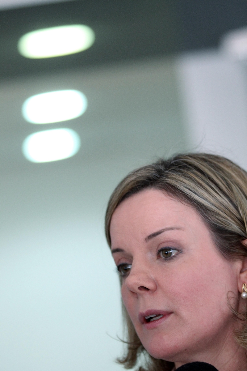 Gleisi Hoffmann: ministra deve fazer primeiro teste de popularidade em visita ao Show Rural de Cascavel | Wenderson Araujo/ Gazeta do Povo
