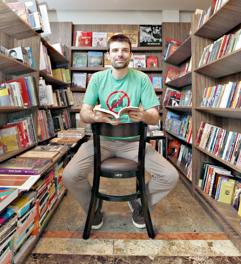 Frederico Tizzot, na Arte & Letras: crescimento de 20% ao ano nas vendas | Daniel Castellano/Gazeta do Povo