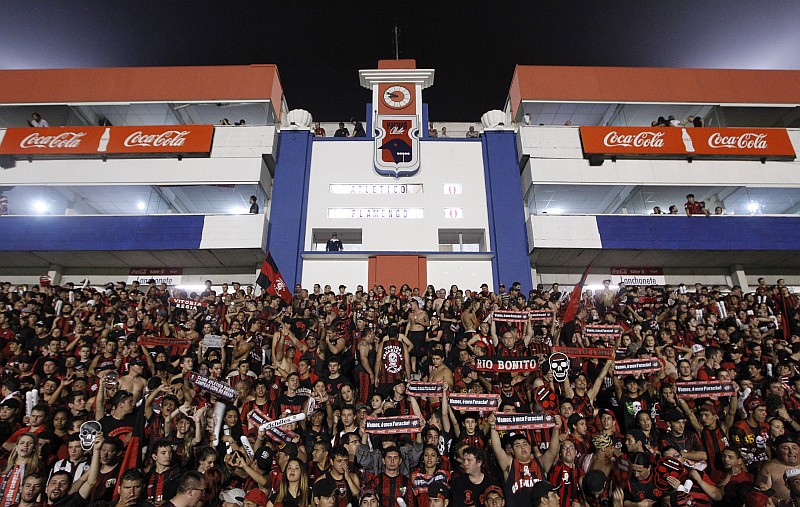 Atlético mandará seus jogos grandes na Vila Capanema enquanto não puder usar a Arena da Baixada, que segue em obras | Hugo Harada / Agência de Notícias Gazeta do Povo