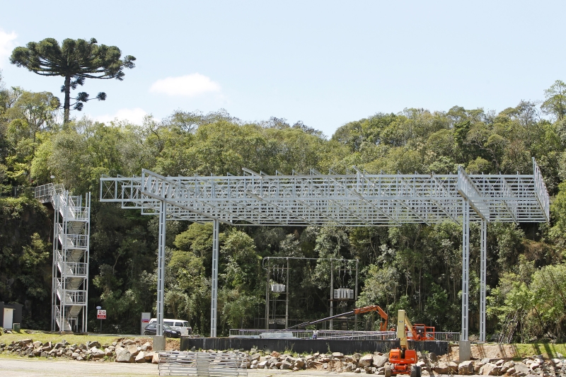 Edital exigia que o palco fosse recuperado, mas ele foi totalmente reconstruído: investimento total na reforma chega a R$ 17 milhões | Antônio More/Gazeta do Povo