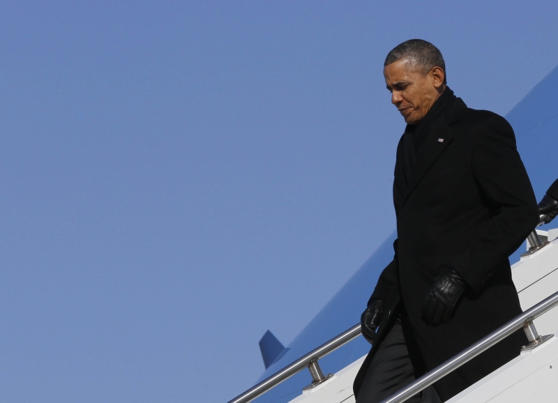 Obama desembarca em Pittsburgh, na Pensilvânia | Larry Downing/Reuters