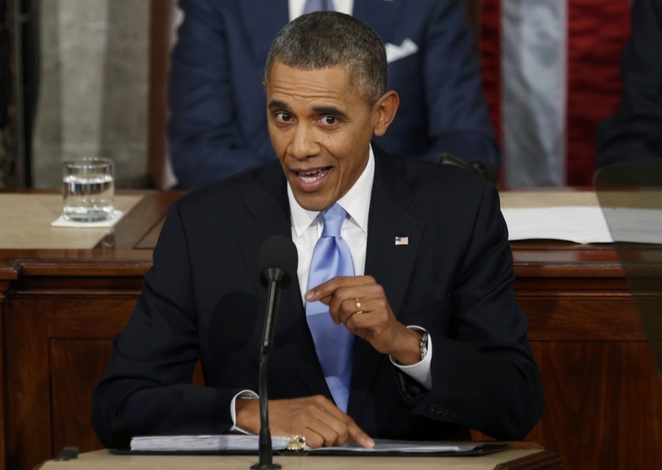 Obama faz seu discurso anual ao Congresso norte-americano | Reuters/Kevin Lamarque