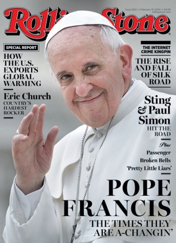 Papa Francisco é capa da revista Rolling Stone | Reprodução/Rolling Stone