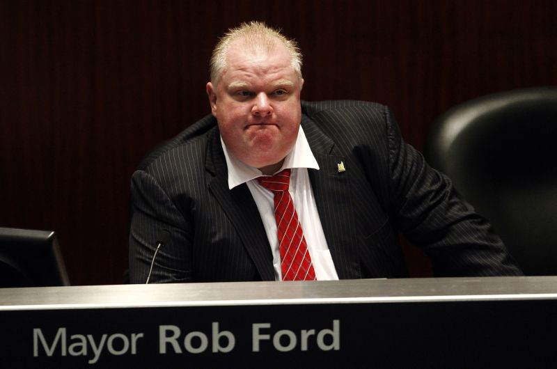 Rob Ford, prefeito de Toronto, que assumiu uso de crack | Aaron Harris/Reuters