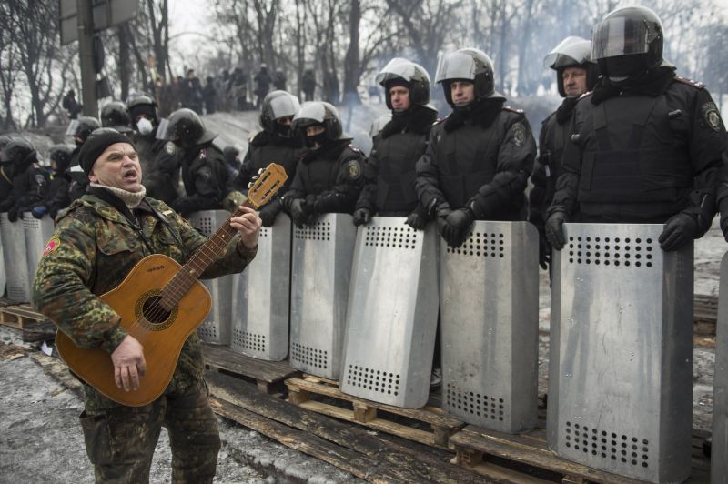 Protesto em Kiev | REUTERS/Konstantin Grishi