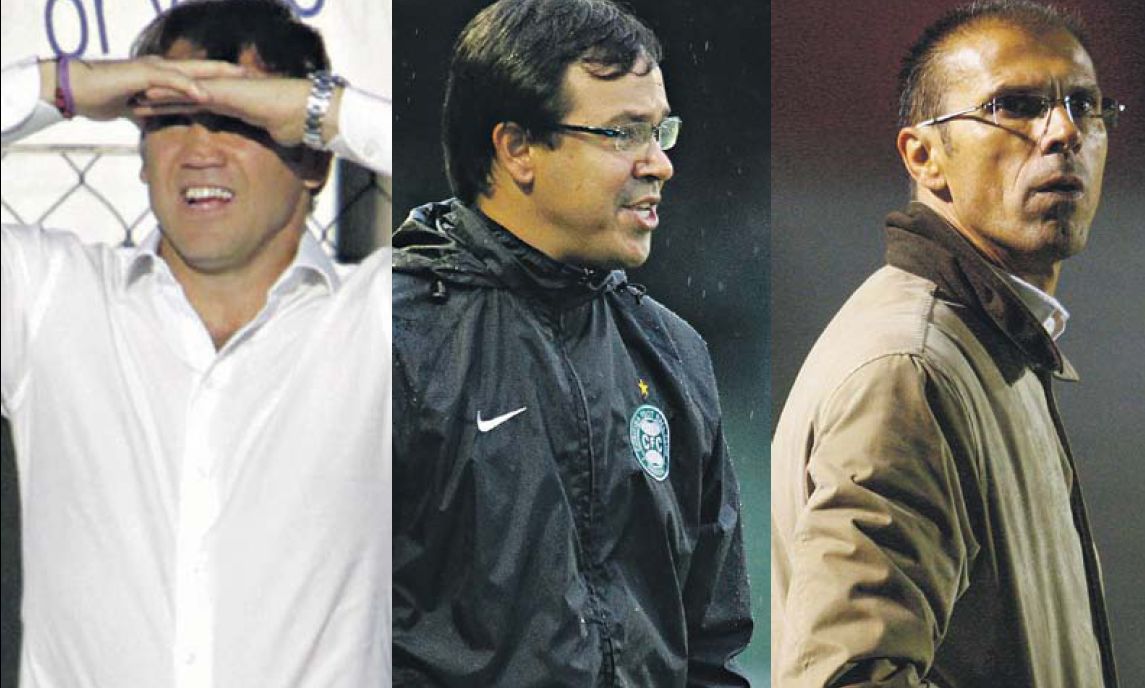 Petkovic: Furacão vê classificação mais distante, Cavalcanti: Coxa titular promete reação na disputa, Mendes: Tricolor é o melhor colocado entre os três. | Ivan Amorim/ Gazeta do Povo e Hugo Harada/ Gazeta do Povo
