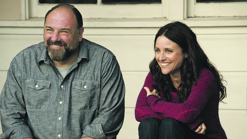 Em filme leve e não superficial, Albert (James Gandolfini) e Eva (Julia Louis-Dreyfus) despontam. Seriam eles feitos um para o outro? | Divulgação