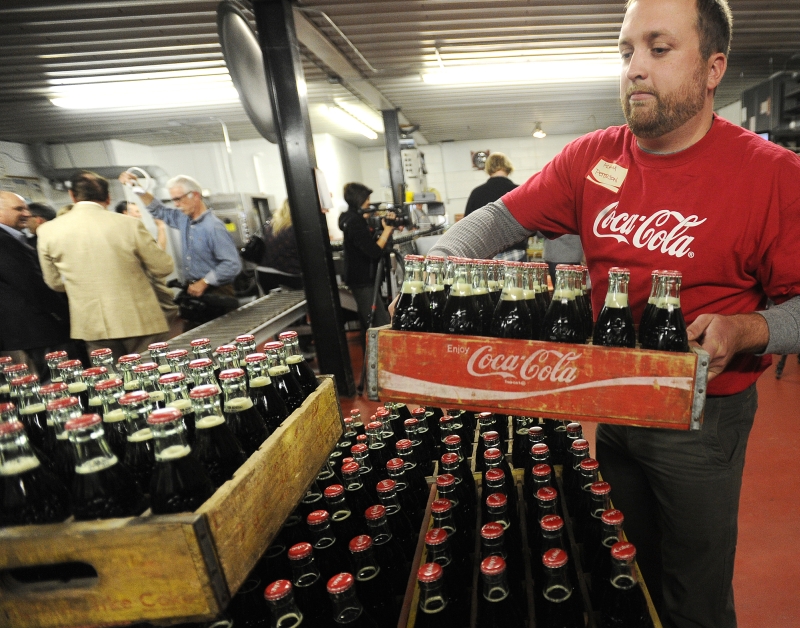 Unidade de engarrafamento da Coca-Cola em Minnesota | Andrew Link/Winona Daily News, via Associated Press