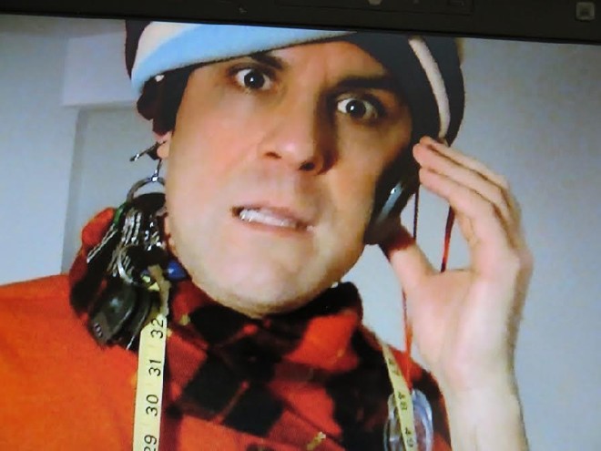 Carlos Caldart em cena: preocupações com a vida caótica que viu em vários países |