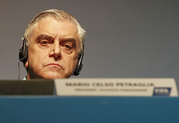 Petraglia explicou o atraso nas obras da Arena da Baixada após a confirmação do estádio na Copa | Hugo Harada / Gazeta do Povo