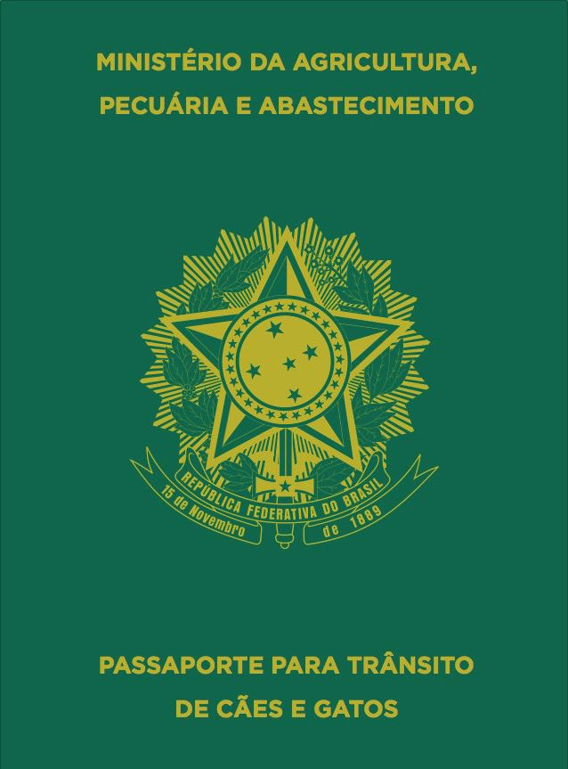 Modelo de capa do passaporte animal |