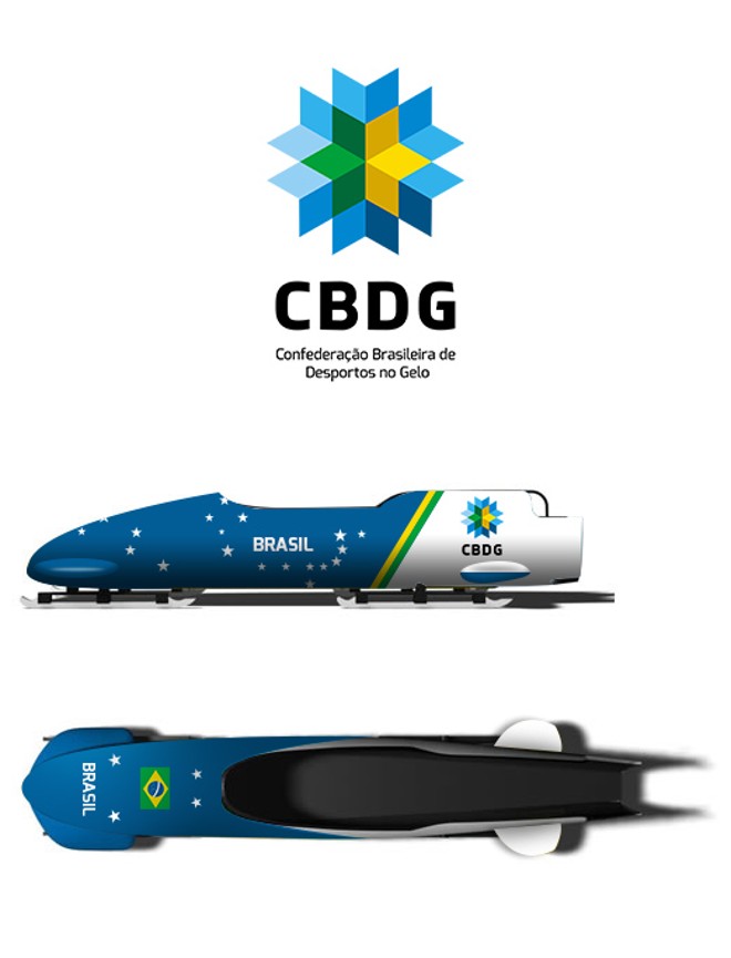 Como ficará o trenó da equipe brasileira de bobsled, que estreia em Sochi quinta-feira | 