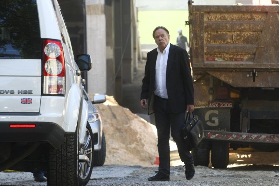 Charles Botta passou duas horas e meia na Arena da Baixada. | André Rodrigues/ Gazeta do Povo