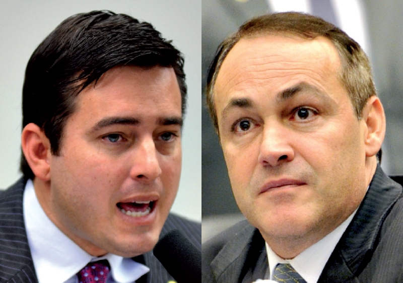 O deputado federal João Arruda e o deputado estadual Stephanes Júnior concorrem ao comando da legenda na capital | Leonardo Prado/Ag. Câmara; Sandro Nascimento/Alep