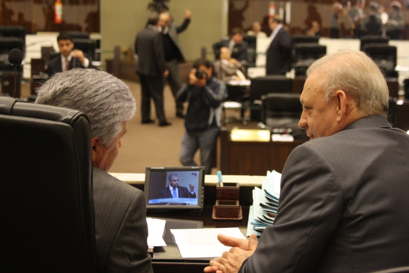 Rossoni (esq.) e Traiano: deputados do PSDB foram os que mais usaram a verba de gabinete para pagar serviços prestados por doadores de campanha | Nani Gois/Alep