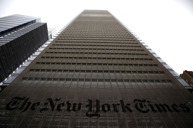 Prédio sede do The New York Times, em Nova York | REUTERS/Eric Thayer