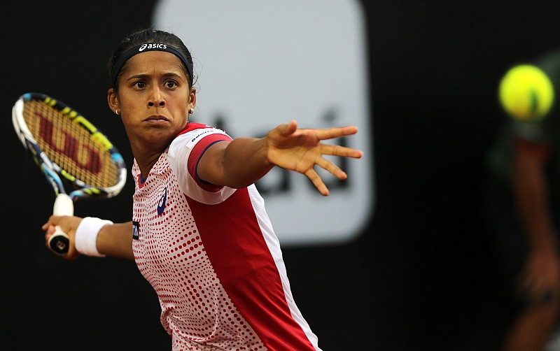 Teliana Pereira superou Alexandra Cadantu por 2 sets a 0 no Rio de Janeiro | Antonio Lacerda / EFE