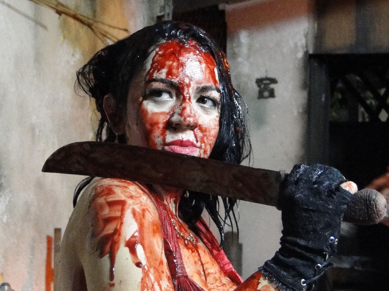 Mayra Alarcón está em Mar Negro, de Rodrigo Aragão, uma das produções nacionais do festival | Divulgação