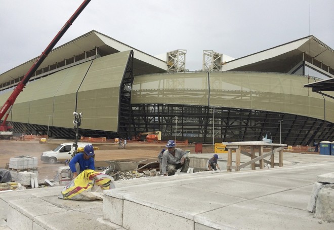 Estádio deve ser entregue apenas em março | Reuters/Brian Winter