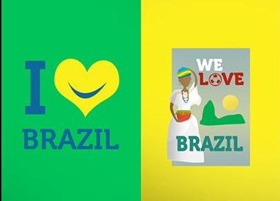 Novas imagens sugeridas pelo Ministério do Esporte para polêmicas camisetas da Adidas | Reprodução Twitter