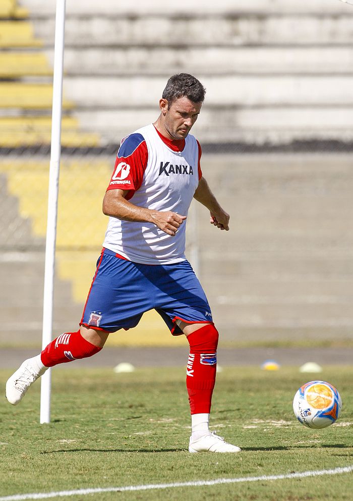Giancarlo admite que o novo esquema tático do Paraná o ajudou a marcar gols na vitória sobre o Operário | Hugo Harada / Gazeta do Povo