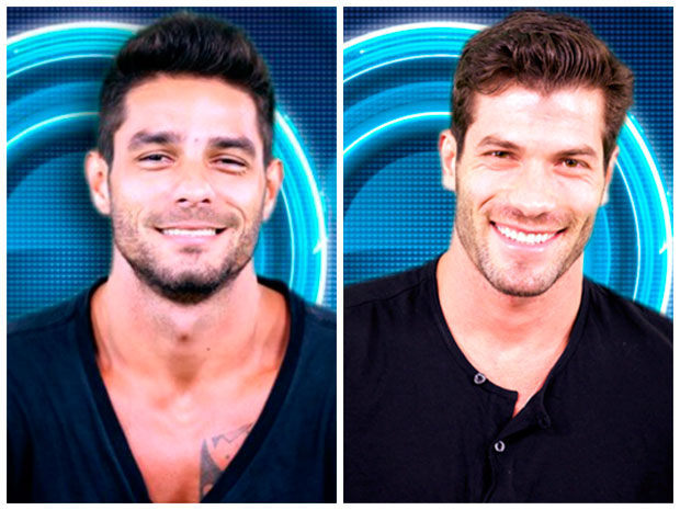 O carioca Diego e o paulista Roni são os indicados para o 10º paredão do BBB 14 | Divulgação/TV Globo