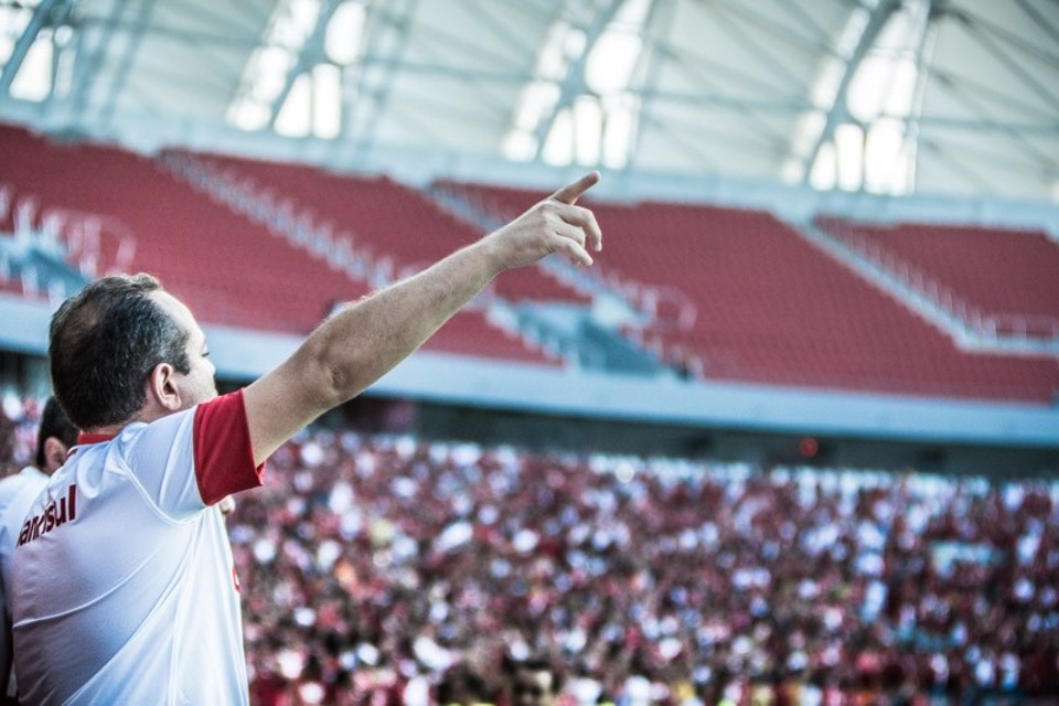 Beira-Rio teve seu evento-teste no sábado, com o jogo entre Inter e Caxias | Gabriel Heusi / Portal da Copa / Ministério do Esporte