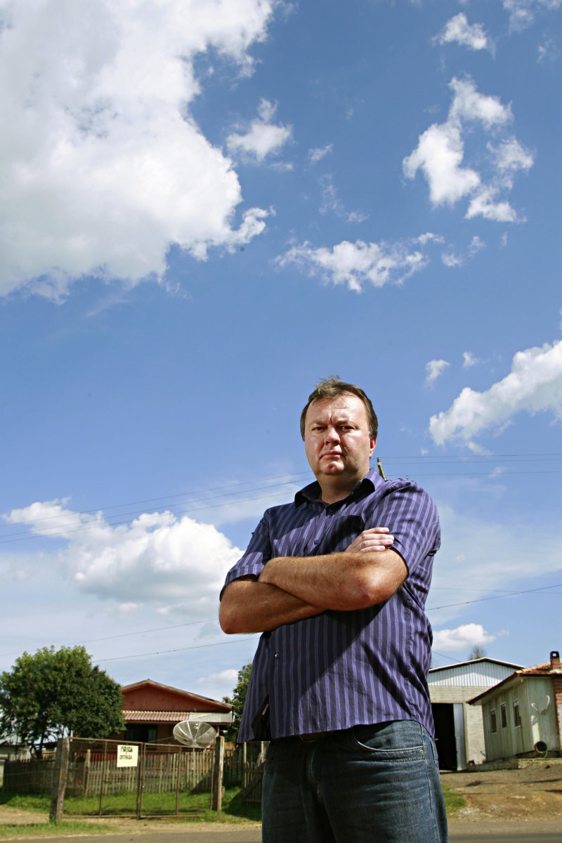 Marino Kutianski (PSDB), prefeito de Inácio Martins. Ele foi o terceiro ocupante do cargo de prefeito em 2013 | Josué Teixeira/Gazeta do Povo